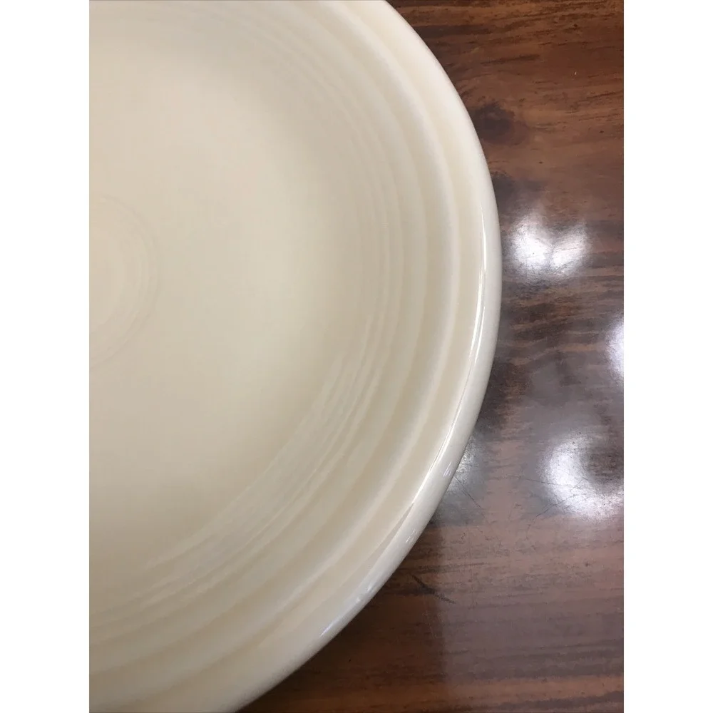 fiestaware homer laughlin Bread Butter‎ Plate Yellow Cream Lead Free